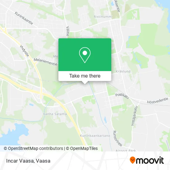 Incar Vaasa map