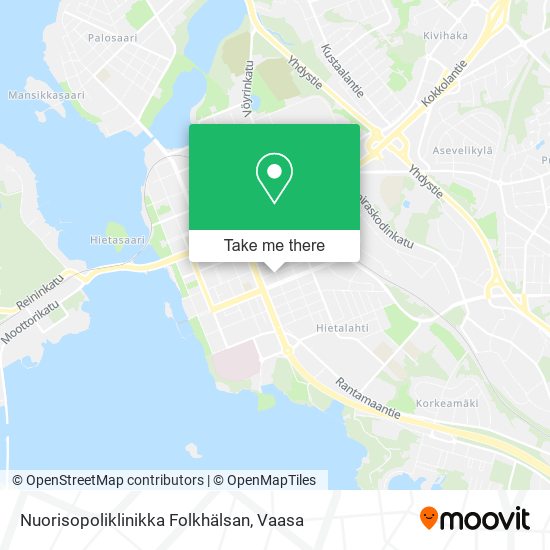 Nuorisopoliklinikka Folkhälsan map