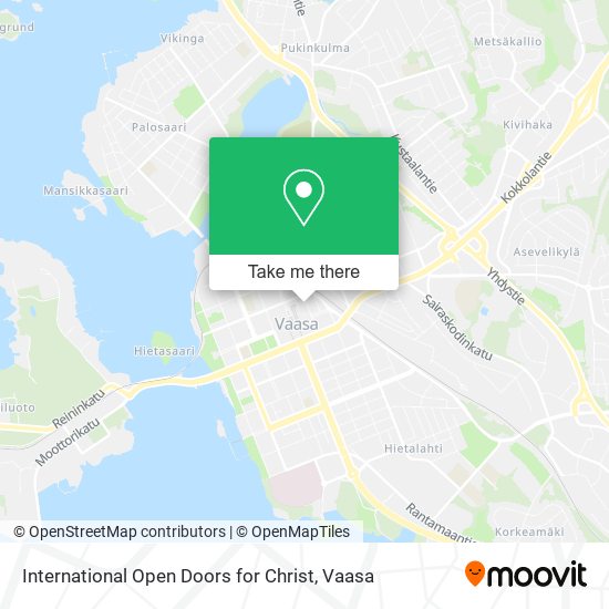 International Open Doors for Christ map