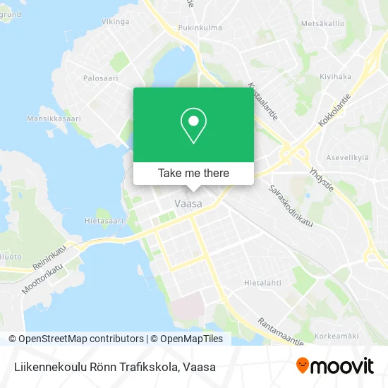 Liikennekoulu Rönn Trafikskola map