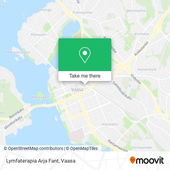 Lymfaterapia Arja Fant map