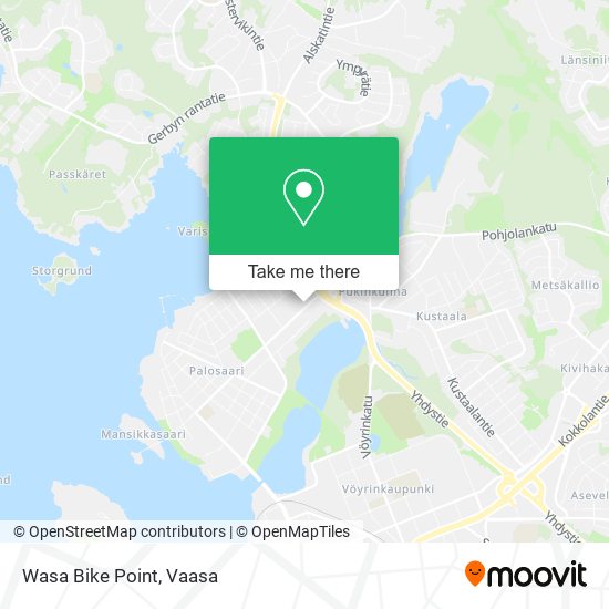 Wasa Bike Point map