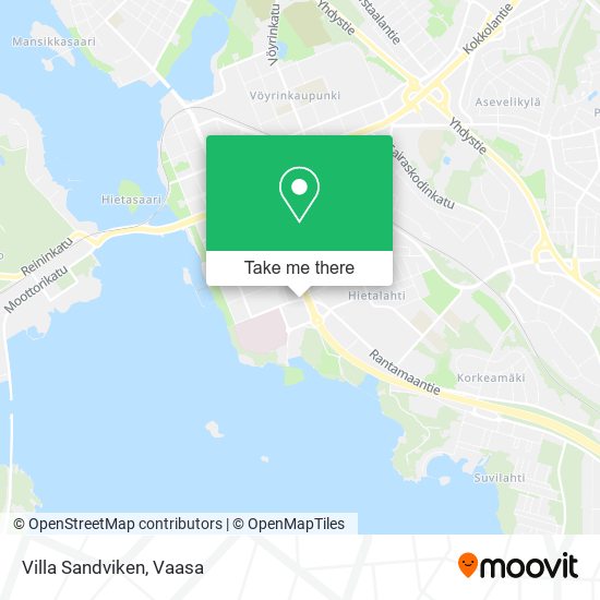 Villa Sandviken map