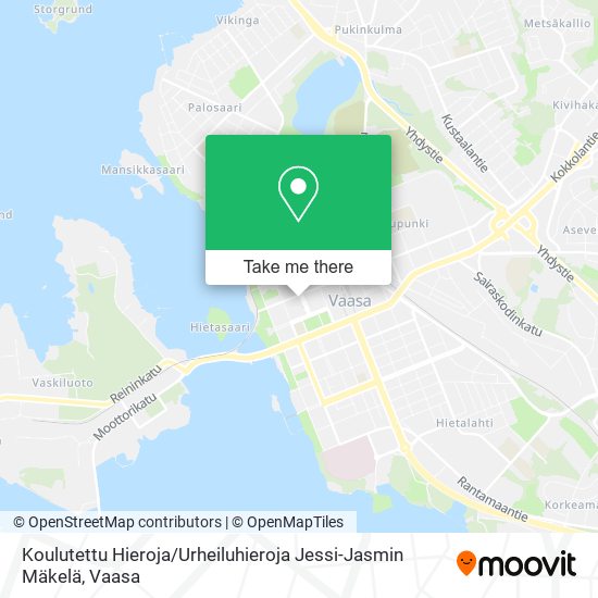Koulutettu Hieroja / Urheiluhieroja Jessi-Jasmin Mäkelä map