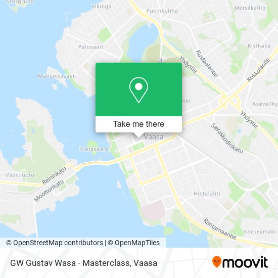 GW Gustav Wasa - Masterclass map