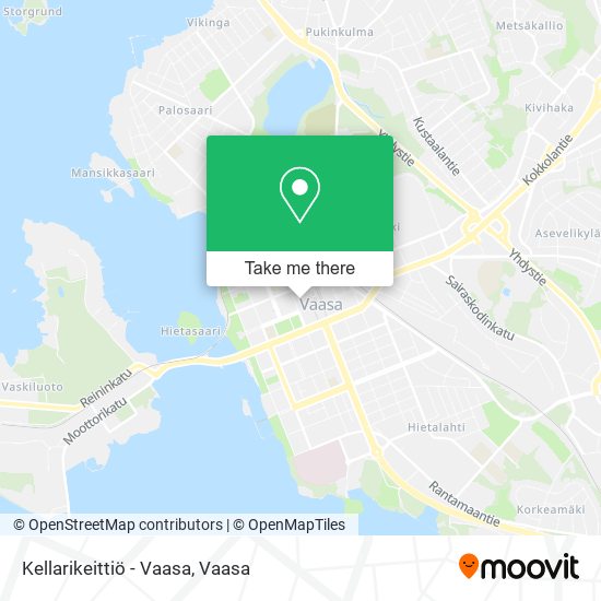 Kellarikeittiö - Vaasa map