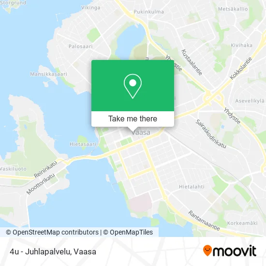 4u - Juhlapalvelu map