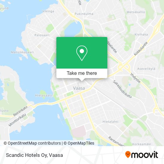 Scandic Hotels Oy map