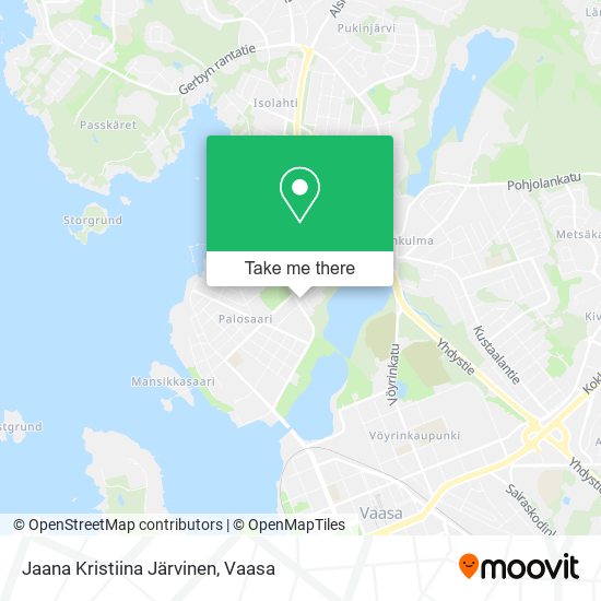 Jaana Kristiina Järvinen map