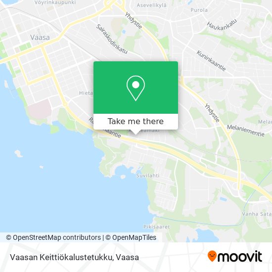 Vaasan Keittiökalustetukku map