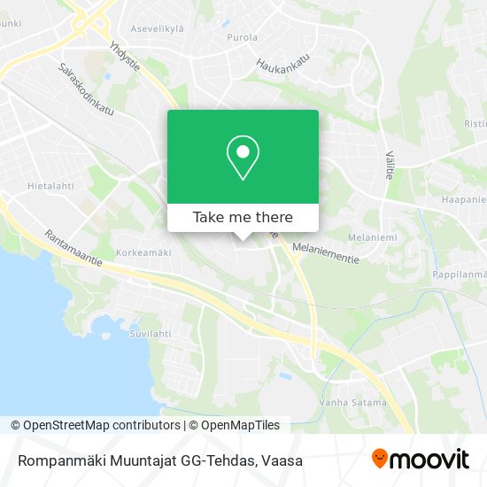 Rompanmäki Muuntajat GG-Tehdas map