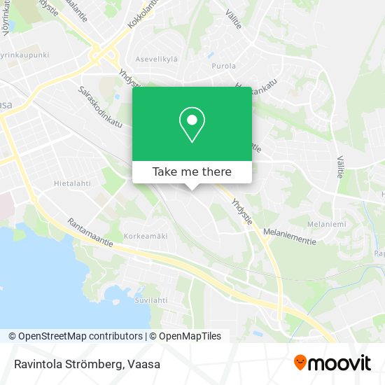 How to get to Ravintola Strömberg in Vaasa by Bus?