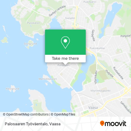 Palosaaren Työväentalo map