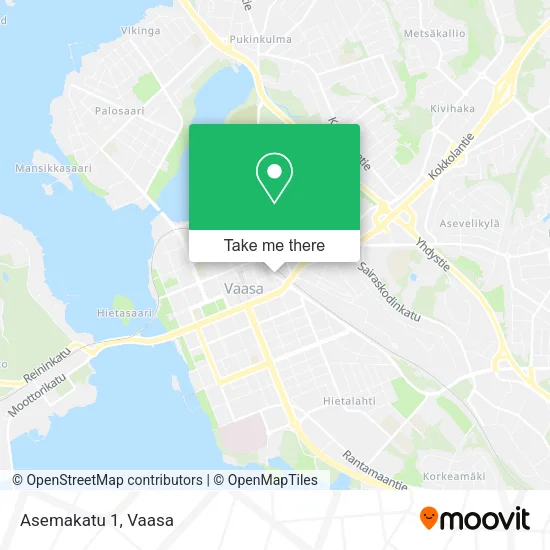 Asemakatu 1 map