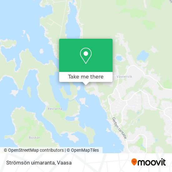 Strömsön uimaranta map