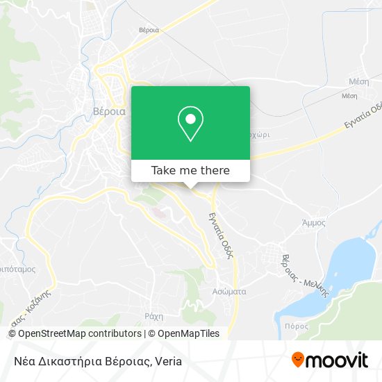 Νέα Δικαστήρια Βέροιας map