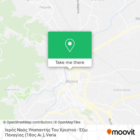 Ιερός Ναός Υπαπαντής Του Χριστού - Έξω Παναγίας (18ος Αι.) map
