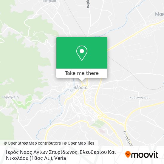 Ιερός Ναός Αγίων Σπυρίδωνος, Ελευθερίου Και Νικολάου (18ος Αι.) map