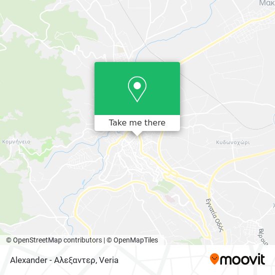 Alexander - Αλεξαντερ map