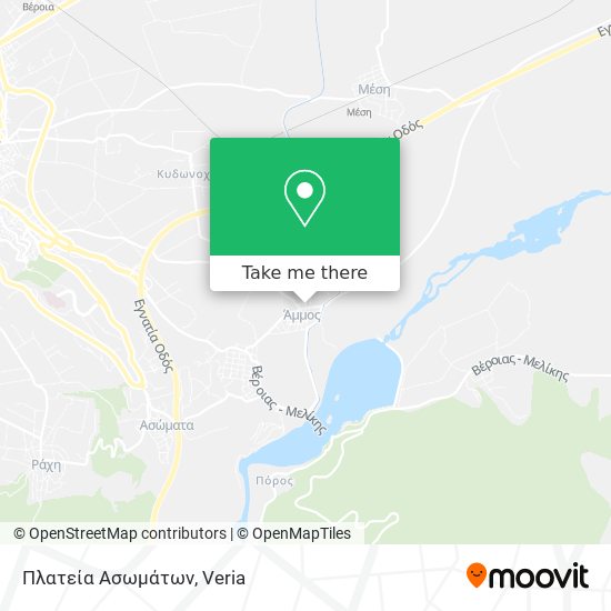 Πλατεία Ασωμάτων map
