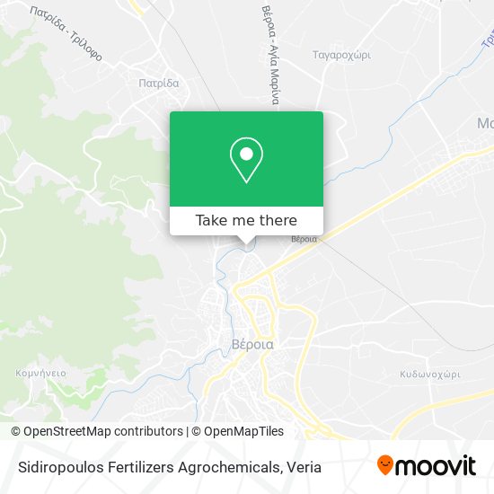 Sidiropoulos Fertilizers Agrochemicals map