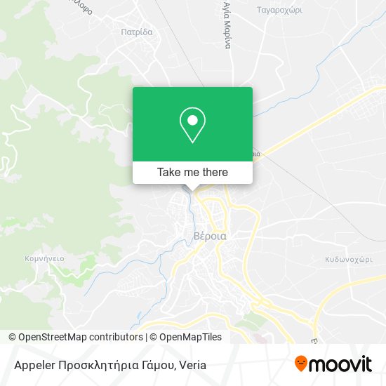 Appeler Προσκλητήρια Γάμου map