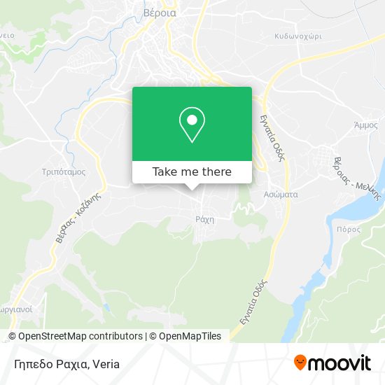 Γηπεδο Ραχια map
