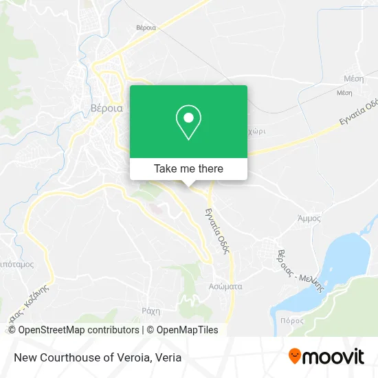 New Courthouse of Veroia map