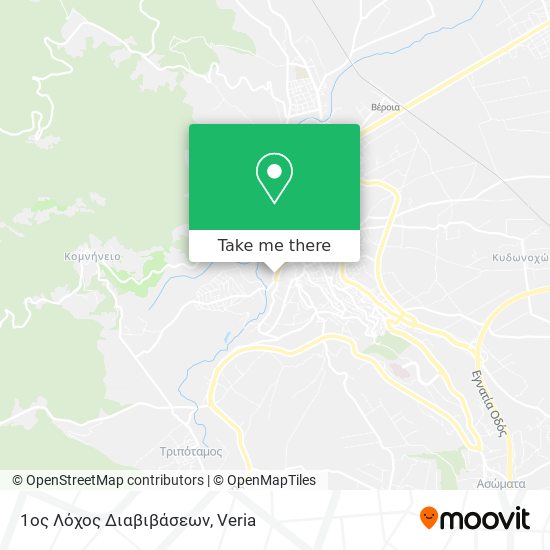 1ος Λόχος Διαβιβάσεων map