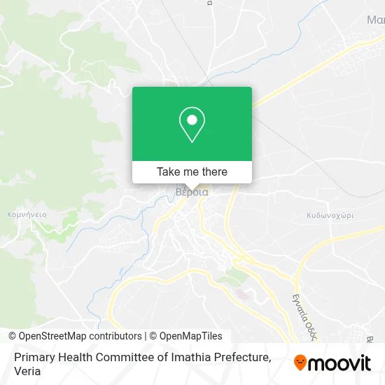 Primary Health Committee of Imathia Prefecture map