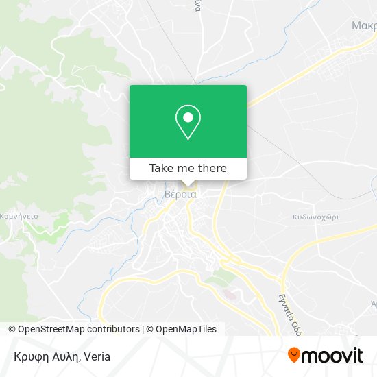 Κρυφη Αυλη map