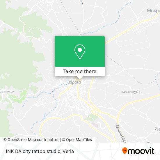 INK DA city tattoo studio map