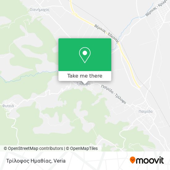 Τρίλοφος Ημαθίας map