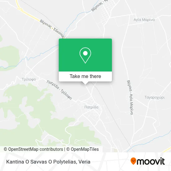 Kantina O Savvas O Polytelias map
