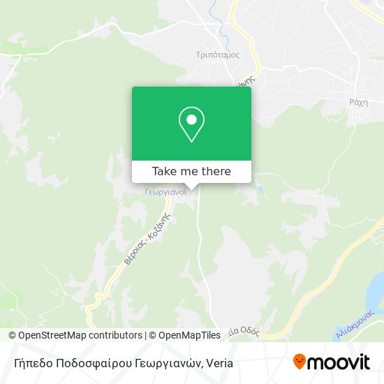 Γήπεδο Ποδοσφαίρου Γεωργιανών map
