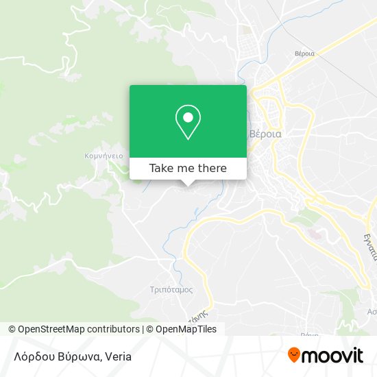 Λόρδου Βύρωνα map