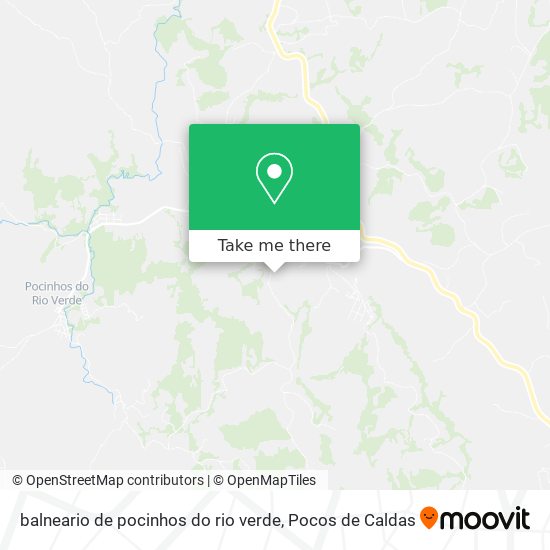 balneario de pocinhos do rio verde map