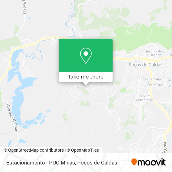 Estacionamento - PUC Minas map