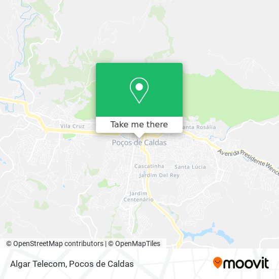 Mapa Algar Telecom