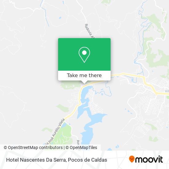 Hotel Nascentes Da Serra map