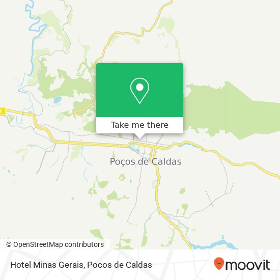 Hotel Minas Gerais map