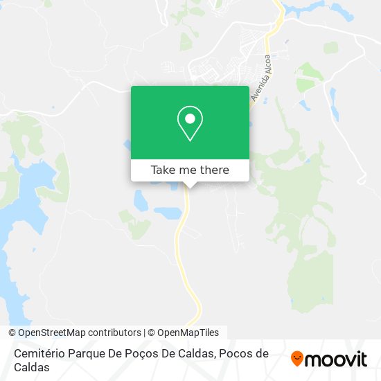 Cemitério Parque De Poços De Caldas map