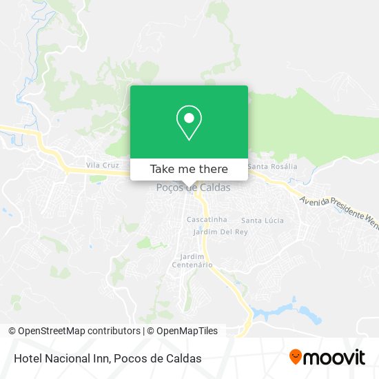 Hotel Nacional Inn map