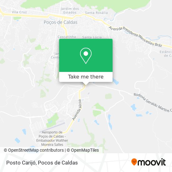 Posto Carijó map