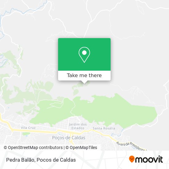 Pedra Balão map