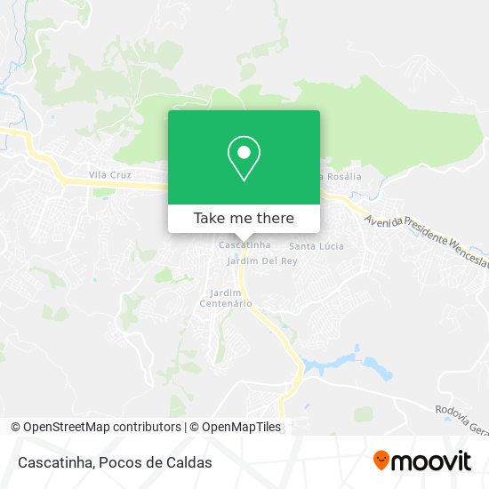 Cascatinha map