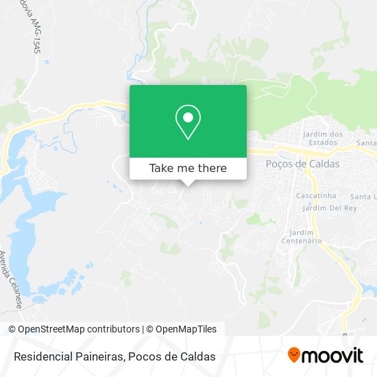 Residencial Paineiras map