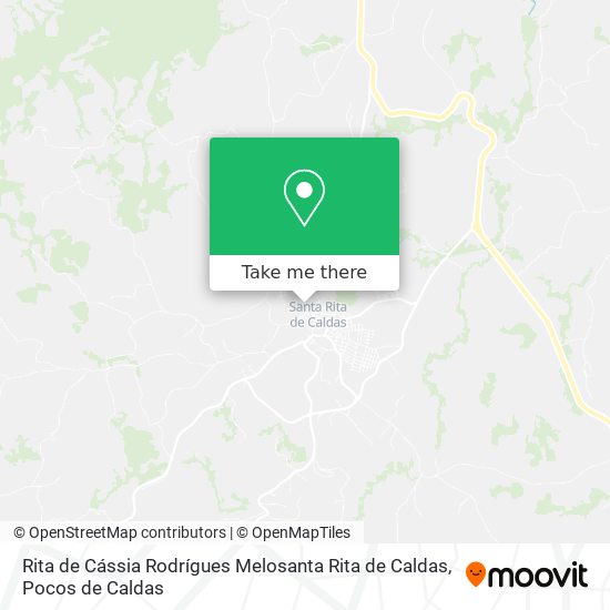 Rita de Cássia Rodrígues Melosanta Rita de Caldas map
