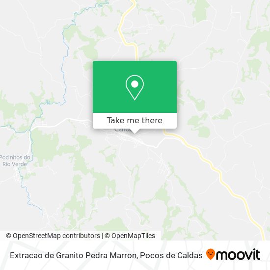 Extracao de Granito Pedra Marron map