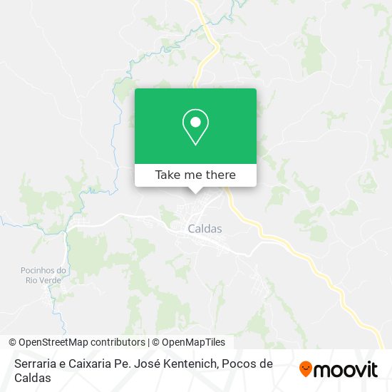 Serraria e Caixaria Pe. José Kentenich map